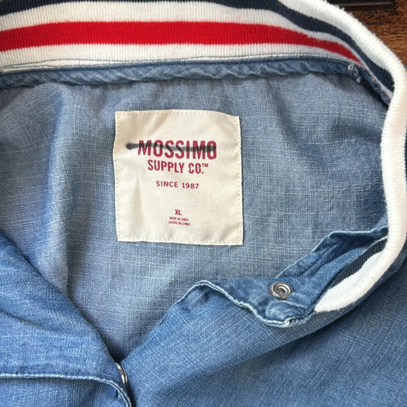 Mossimo chambray varsity jacket - Picture 4 of 8